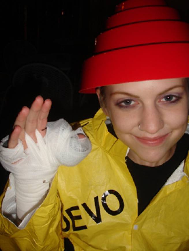 Halloween 2010: Rachel as Injured Bob1
