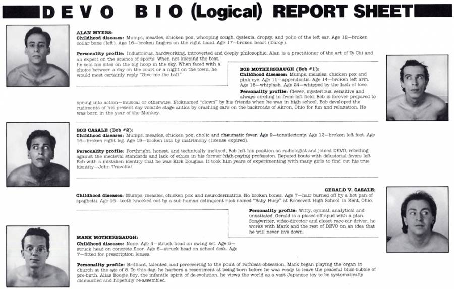DEVO Bio (Logical) Report Sheet
