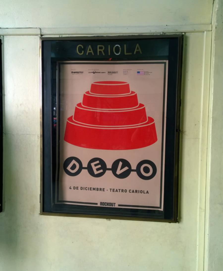 12/4/14: Show Poster at Cariola Theatre
